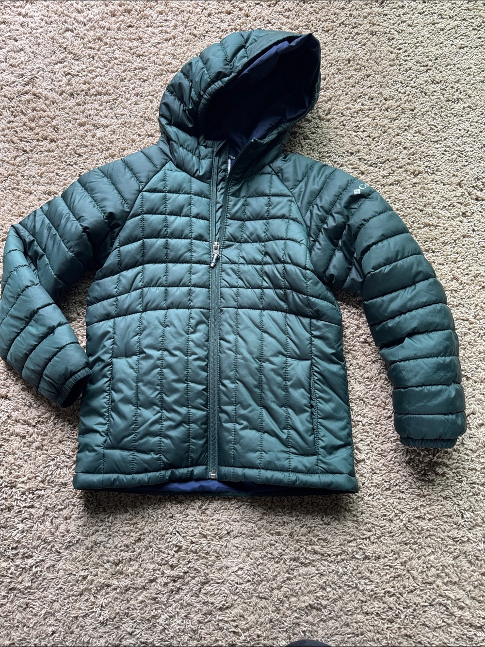 Boys Columbia jackets size 8 in Forrest green